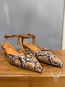 Slingback Raso Rettile Ovyé
