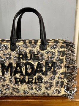 Casablanca Mini Tote Leopard Rue Madam Paris