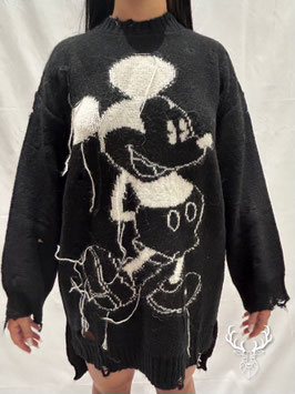 Mini Dress Mickey Black Aniye By