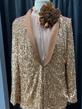 Blazer Paillettes Bronzo Dixie
