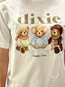 T-shirt Teddy Winter Bianca Dixie