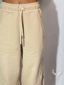 Pantalone Tuta Iconico Beige Lime County Of Milan
