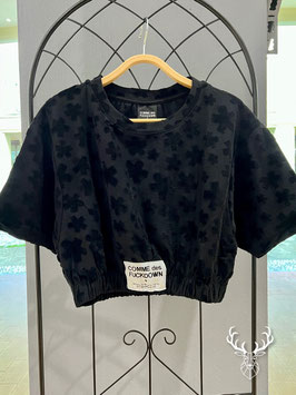 T-shirt Crop Logo Comme des Fuckdown
