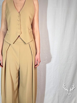 Completo Gilet Pantalone Sabbia Kontatto