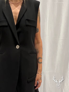 Abito Gilet Nero Tulle 5Progress