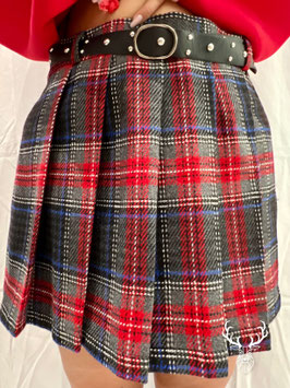 Minigonna Pieghe Tartan Dixie