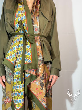 Giacca Con Foulard A Pannelli Dixie