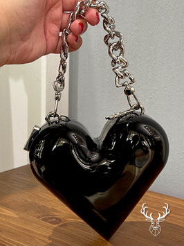 Borsa Cuore Nero GCDS