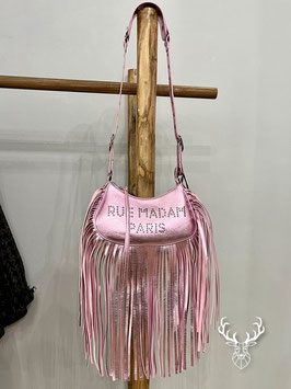 Hobo Bag Frange Rosa Rue Madam Paris