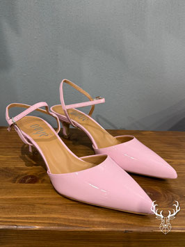 Slingback Cinturino Vernice Rosa Ovyé