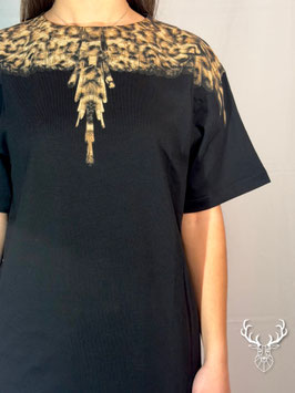 T-shirt Nera Logo Iconico Macula County Of Milan