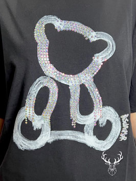 T-shirt Teddy Nera Disclaimer