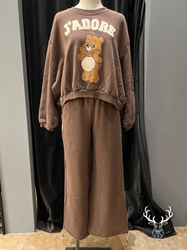 Pantalone Tuta Marrone Kontatto
