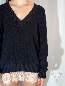 V-Neck Sophie Black Aniye By