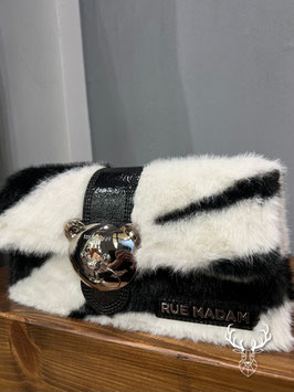 Teddy IT-Bag Alaska Fur Zebra Rue Madam