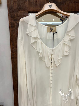 Ruffle Blouse Biba White Aniye By