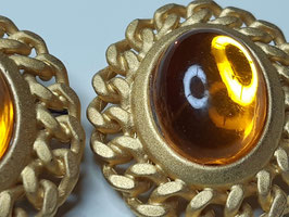 GELB GOLD Ohrclips