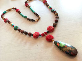 Potpourri Langkette in vielen Farben, Formen und Materialien