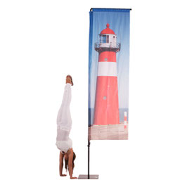 Alu-SQUARE Beachflag