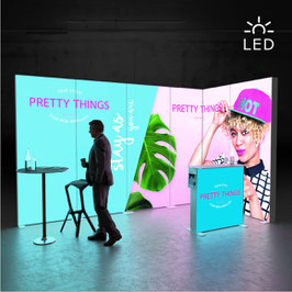 Pixlip GO STAND ES4020 LED-Messestand