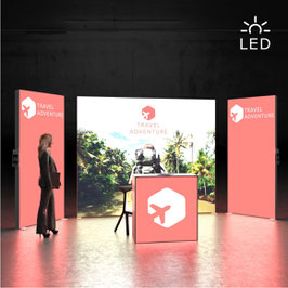 Pixlip GO STAND RL5020 LED-Messestand
