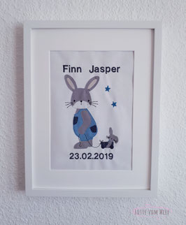 Hasenjunge Geburt/ Taufe
