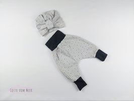 Newborn Set Punkte grau Gr. 50 - 62