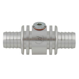 Raccordo per sonda acqua alluminio anodizzato di colore naturale