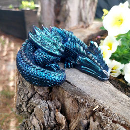 Schlafender Orgonit Drache (D4)| Edelstein Heilstein Deko
