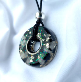 Orgonit Donut (B27) Turmalin, Shungit, Tensorring | Edelstein Heilstein Schmuck