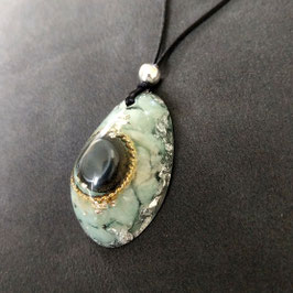 Orgonit Powerstone (B12) "Lemuria" Energie-Anhänger | Edelstein Heilstein Schmuck