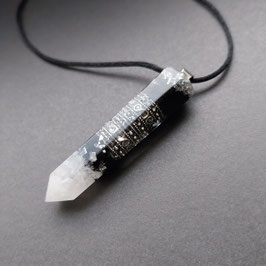 Orgonit Obelisk Anhänger (B18) "Unendlichkeit" | Edelstein Heilstein Schmuck