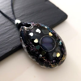 Orgonit Powerstone (B5) "Mercy-Hearts" Energie-Anhänger | Edelstein Heilstein Schmuck