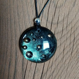 Schimmernder Harz Anhänger mit Tropfen-Effekt (S5)| Resin-Art Schmuck
