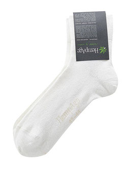 HempAge leichte Socken, mit 94 % Hanf weiß BL004