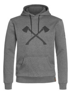 Hoodie gekruiste bijlen