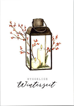 Postkarte Hyggelige Winterzeit