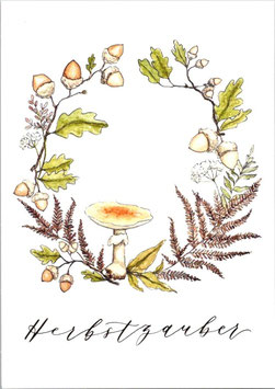 Postkarte Herbstzauber