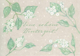 Postkarte Eine schöne Winterzeit