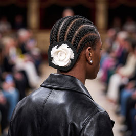 Broche de rosa Chanel