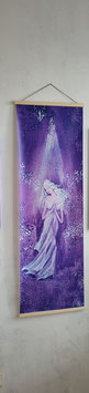 Titel: Engel der sanftmütigen Hoffnung RETRO Leinwanddruck    (120 x 40 cm)