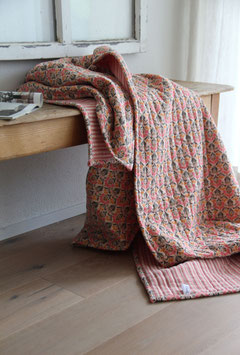 Decke aus gequiltetem Musselin & Baumwollstoff