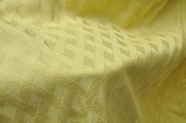 LINO E COTONE GIALLO GEOMETRICO - ORIGINALE VINTAGE