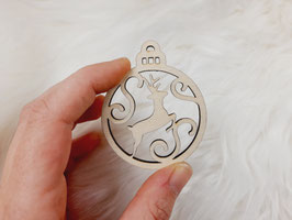 Weihnachtsanhänger Design "Hirsch"