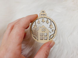 Weihnachtsanhänger Design "Haus"