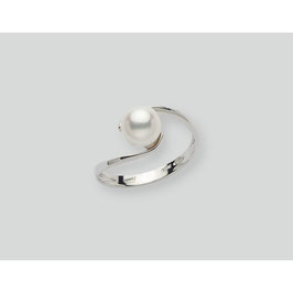 Anello Yukiko gioielli perla e oro bianco LI320Y MISURA 15