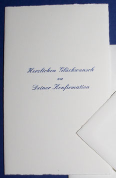 Herzlichen Glückwunsch zu Deiner Konfirmation