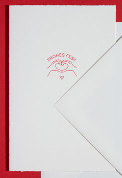 Frohes Fest mit Herz