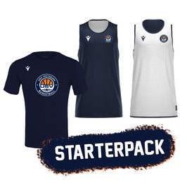 USV POTSDAM Starterpack (Boost Eco T-Shirt navy + X500 Wendeshirt navy-grau)