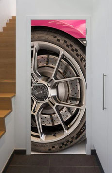 Tür Sticker Doorwrap Aircooled Luftgekühlt GT3 Rubin
